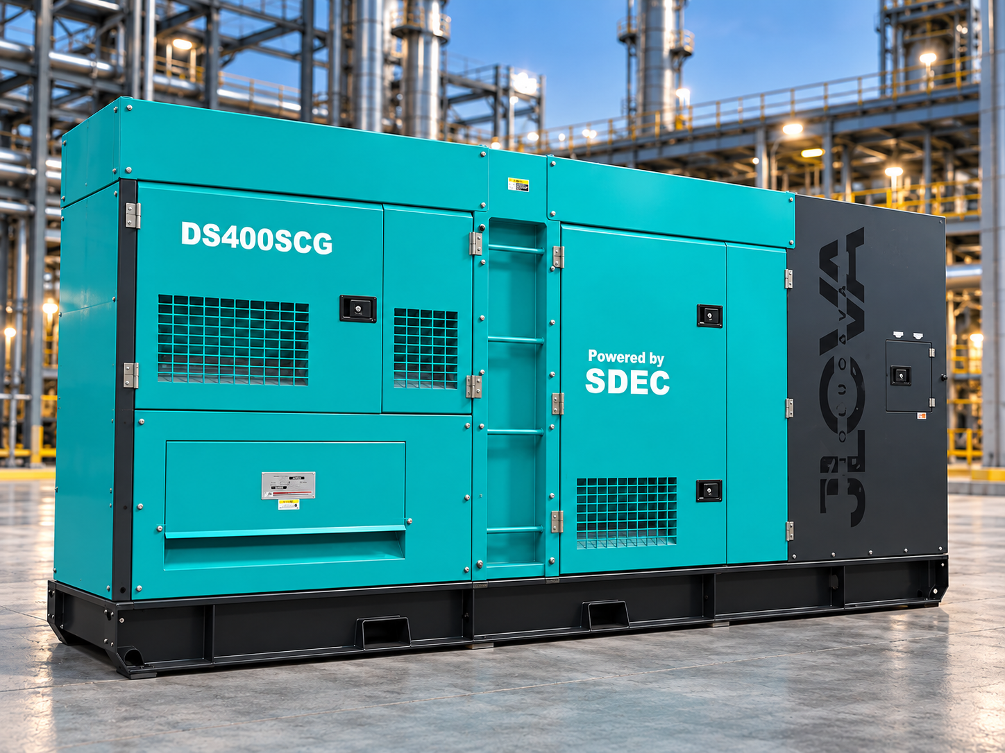 Generador DS400SCG en planta industrial